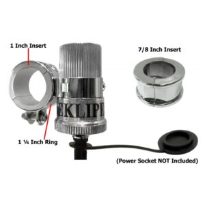 Chrome Viper Adjustable Dual Ring Handle Bar Mount