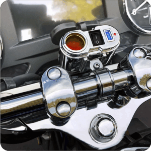 Chrome Cobra Ultimate Motorcycle USB Charging System